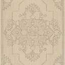 nuLOOM Anivelle Beige Vintage & Distressed Power Loomed Area Rug, 4' x 6'