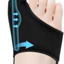 Awojrsky Bunion Corrector for Women Big Toe Straightener Bunion Corrector for Men, Relief splints Reduce Pain and Correct Toe Alignment, Brace Day/Night, fit for R/L,Washable(Black)