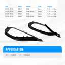 NOVAPARTS 51117294839 51117294840 Left & Right Side Fog Light Grille Trim Cover Set Compatible with BMW 428i 430i 435i 440i F32 F33 2014-2016 - Front Bumper Grille Frame Replacement (2PC)