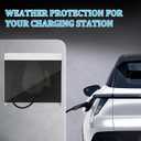 Weatherproof EV Charger Cover, Universal Weatherproof EV Charger Box, Universal Fit Wall-Mounted EV Charger Box, Compatible with Most Electric Vehicle Chargers for Indoor/Outdoor Use