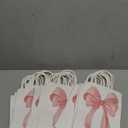 Draupnir 23PCS Coquette Pink Bow Paper Gift Bags, Party Favor Bags, Pink Goodie Bags for Birthday&Bachelorette Party Decoration Coquette Bow Gift Pouches with Handles 8.3x5.9x3.1 Inch