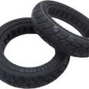 Scooter Parts 8.5x2 Thickened Off-Road Hollow Solid Tire 50/75-6.1 Front/Rear Tire for Xiao/mi M365 1S Pro Pro2 Mi3 Scooter Tyre Replace Part Long Service Life (Pack of 2)