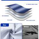Fanpat 10x20ft Canopy Sidewalls fit 10x20ft Pop Up Tent, Waterproof 99% UV Protection Privacy Enclosure for Outdoor Events and Party, White (4Pcs Sidewalls Only, Frame and Top Not Included)