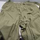 Bsubseach Womens Cotton Harem Pants Elastic Waist Baggy Pant Drawstring Balloon Trouser Loose Beach Pants with Pockets Army Green 2XL