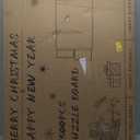 Jigsaw Puzzle Board 1500 Pieces, 2-in-1 Tilting and Rotating Puzzle Board with Drawers and Cover, Wooden Portable Puzzle Board for Adults, Board Game Table for All Ages