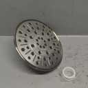 Rainfall Shower Head - 8 Inch Large Overhead Rain Showerhead With Pressure Boosting High Flow, 2.5 GPM - Brushed Nickel