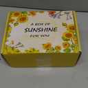 Birthday Gifts for Women, Self-Care Gift Box for Women - Sunshine & Sunflower Themed Relaxation Set, Encouragement Care Package for Best Friend (Birthday/Get Well/Thinking of You) (Small)