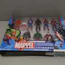 Marvel Avengers Action Figures - Iron Man, Hulk, Black Panther, Captain America, Spider Man, Ant Man, War Machine & Falcon! (8)