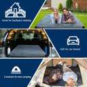 CYMULA Memory Foam Camping Mattress Pad, CertiPUR-US Sleeping Mat, Portable Roll Up Mattress for Adults, Camping Bed Pads for Sleepover, Car Bed with Travel Bag