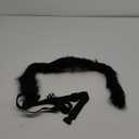 DAZCOS Multicolored Fox Tail for Neko Cosplay Costume Halloween (Black)