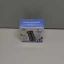 The Original Salt and Pepper Shakers set - Black & White - Spice Dispenser with Adjustable Pour Holes - Stainless Steel & Glass - Set of 2 Bottles