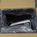 Bathroom Automatic Trash Can 4 Gallon Touchless Motion Sensor Small Garbage Can with Lid Smart Electric Plastic Narrow Garbage Bin for Living Room Bedroom Office Kitchen (Black)