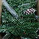 9 ft Prelit Christmas Garlands with 100 Lights Battery Operated Timer 8 Modes, Faux Garland Christmas Decorations for Mantle, Stairs, Fireplace, Decor with Natural Pine Cones, Berries