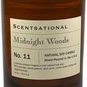 Scentsational Midnight Woods Candle, Ivory