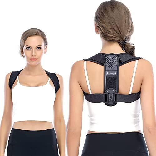 KETINAU Posture Corrector for Women and Men, Back Brace Adjustable Upper Posture Support, Shoulder Posture Brace,Back Support,Comfortable Back Straightener Support for Clavicle Support