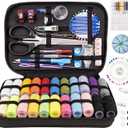 Sewing Kit for Adults, Maxfanay Needle and Thread Kit for Sewing