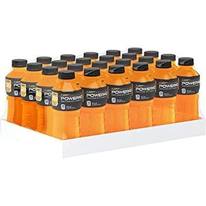 POWERADE, Electrolyte Enhanced Sports Drinks w/ vitamins, Orange, 20 fl oz, 24 Pack, Best By 2/2026