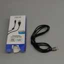 6 Foot Braided Nylon Micro Black Chrome USB Charge/Sync Cable