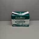 LivDry High Absorbency Pad Insert for Incontinence Briefs and Adult Diapers, Women and Men, Hyper 1600 (30 Count)