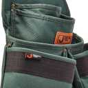 Jetech Tool Belt Pouches Bag with 4 Pocket - Heavy Duty Utility Pouch for Electrician, Carpenters, Craftsman, Gardening