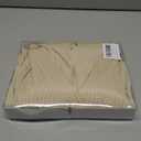 Womens 3 4 Sleeve Blouse Long Sleeve Business Casual Tunic Tops V Neck Work Tops Textured Dressy Casual Shirts (Size L, Light Khaki)