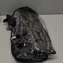 Snorkel Set with Fins for Adults, Snorkeling Gear for Adults Men and Women, Snorkle, Mask Set Adults Dry Top Snorkel Mask Combo Set with Travel Bag for Snorkeling, Diving, Swimming (ML/XL, Black)