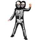 Morph Skeleton Costume for Kids, 2-Headed Skeleton Costumes for Boys, Kid Skeleton Costume, Halloween Costumes for Kids, Skeleton Skin Suit, Skeleton Costume for Girls, Skeleton Skin Costume L