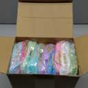 Sweetude 10 Pieces Nylon Makeup Bag Cosmetic Bags for Women Reusable Makeup Organizer Bag Cosmetic Travel Bag Big Capacity Toiletry Travel Organizer with Zipper (Macaron Color)