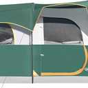 UNP Camping Tent 8 Person Waterproof Big Tunnel Tent with Screen Porch and Rainfly Screen Room Outdoor Large Tents for Family Camping 20' x 9' x 80in(H), Dark Green