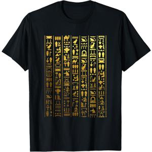 Egyptian Hieroglyphics - Ancient Egypt T-Shirt, S