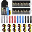 36 Pcs Mini Screwdriver Tape Measure Keychains LED Flashlights Keychain Set Christmas Stocking Stuffers Bulk Adult Pinata Stuffers Tool Party Favors Neighbor Gifts for Men, No Batteries Included