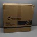 SUPERJARE 0.56'' Thick 12 Pcs 48 Sq Ft Rubber Top Exercise Equipment Mats, High Density EVA Foam Mats with Rubber Top, Interlocking Gym Flooring for Home Gym, Protective Workout Mat, Black/Blue