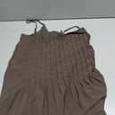 Women Summer Dresses Pleated Maxi Dress Sleeveless Spaghetti Strap V Neck Beach Vacation Long Flowy Sundress, M