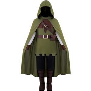 Spooktacular Creations Halloween Child Boy Robin Hood Elegant Archer Costume, Toddlers Hunter Outfit for Kids Role Play Party (Toddler(3-4 yrs))