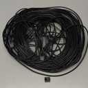 Cat 6 Patch Cable 100 feet, Slim Cat6a Ethernet Cable 10Gbps 550Mhz, UTP Pure Copper Ethernet Cable Cat6, Flexible Thin Cat6a Patch Cable for Network Devices Setup, Black