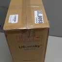 20.5" White Modern Ceramic Bedside Lamp Set of 2 for Bedroom Decor Farmhouse Table Lamp for Living Room Office Dorm