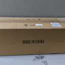 38” Farmhouse Large Flush Mount Ceiling Light Fixture with Walnut Finish
