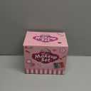 54 Pcs Kids Makeup Kit for Girls, Princess Real Washable Pretend Play Cosmetic Set Toys with Mirror, Birthday Gifts for 3 4 5 6 7 8 9 10 Years Old Girls Kids (Pink)