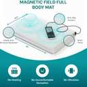 OMI Magnetic Field Therapy Mat - Full Body Mat for General Wellness, Stress, Relaxation & Boosted Energy Levels, Magnetic Field Therapy with Controller & Portable Medallion Device