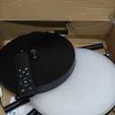 Modern LED Floor Lamp - Remote & Touch Control, 40W/2400LM Sky Torchiere Standing Lamp, Fully Dimmable, 3 Color Temperatures, Ideal for Living Room & Bedroom, Easy to Assemble (Large, Black)