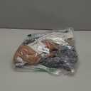 Baby Boy Girls Clothes 2-Way Zip Footed Long Sleeve 100% Cotton,Newborn Caps and Scratch Mittens Set 0-6 Months 