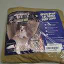 URPOWER Dog Car Seat Cover for Back Seat Waterproof Seat Cover Hammock 600D Heavy Duty Scratch Proof Nonslip Durable Soft Backseat Covers for Cars Trucks and SUVs (Standard - 54" Length, Light Brown)