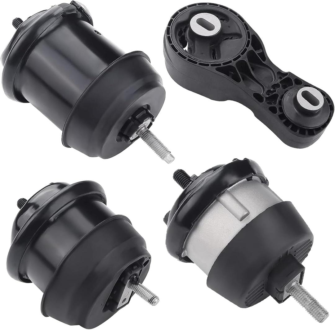 Engine Mount Set, Motor Mount &Transmission Mount, Compatible with GMC Acadia,Chevy Traverse, Saturn Qutlook 4PCs Replace #A5549HY A5548HY A5444 A5458HY(2009-2017 Buick Enclave)