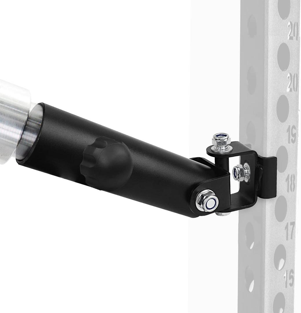 A2ZCARE Power Rack Mounted Landmine Attachment, T Bar Row Landmine Base, Fit 2-inch Olympic Row Bar, Compatible with 3x2 & 3x3 inch Power Cage