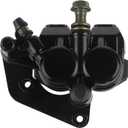 Black Front Brake Calipers 51mm Twin Piston Hydraulic Cylinder Caliper For Chinese 50cc-125cc ATV Quad Pit Pro Dirt Bike Go kart Apollo 140cc z40