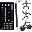 Fidget Pen Birthday Gifts For Men - Father Dad Gifts Stress Relief Toys Adhd Fidget Toys Magnetic Pen Teen Girl Boy Gift Trendy Stuff Teacher Appreciation Gift Cool Office School Desk Toy For Adults (Black)