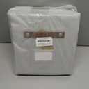 DECOMOMO Storage Bins, Cube Storage Bin with Labels, Fabric Storage Cubes for Shelves (11" / 6pcs, Light Texture Grey)