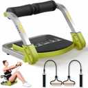 Ab Trainer/Crunch Machine, Ab Workout Equipment, 4 Adjustable Resistance, Ab Machine for Stomach Workout, 350 LBS Weight Capacity, Automatic Rebound, Ab Core Machine,Fitness Equipment for Home
