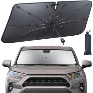 Car Windshield Sunshade Umbrella for RAV4 - Lamicall 2026 Foldable Car Windshield Sun Shade Cover, 5 Layers UV Block Coating, Front Window Heat Insulation Protection, for RAV 4 (2019-2025) Windshield