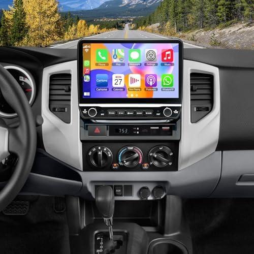 10" Touchscreen Android 13 Car Stereo Radio 2+32G Compatible for Toyota Tacoma 2005-2015, with Wireless/Wired Carplay&Android Auto/GPS Navi/5G WiFi, for JBL & No JBL